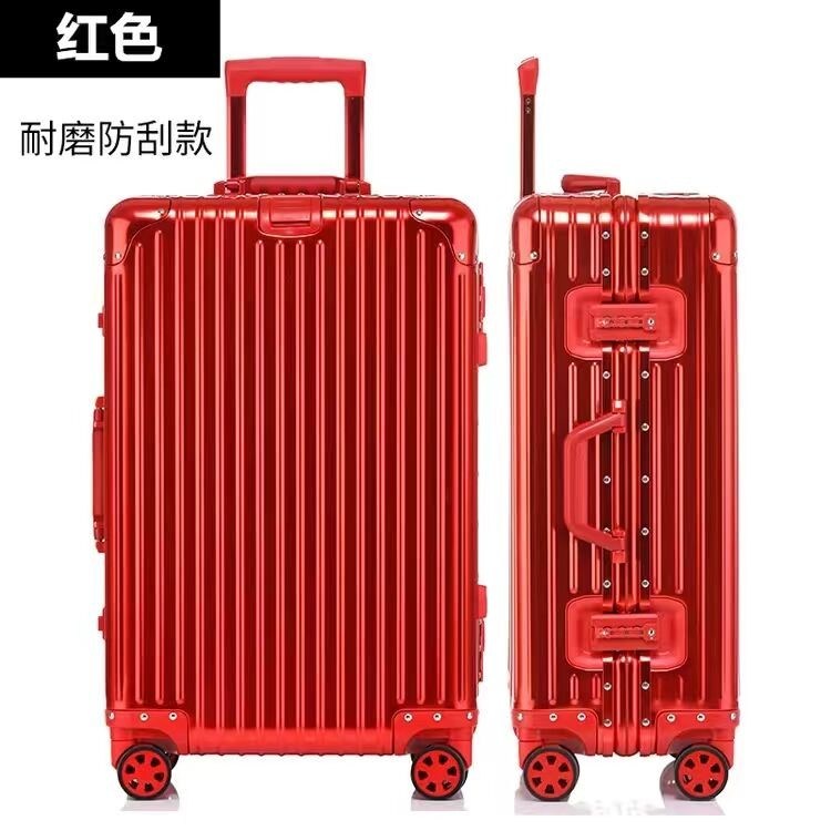 알루미늄 프레임 조용한 바퀴를 가진 여행 트롤리 내구성 단단한 껍질 사용자 정의 여행 가방