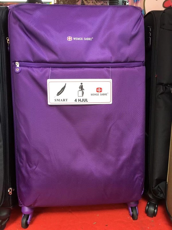 TSA 잠금 직물 트롤리 가방 20 인치