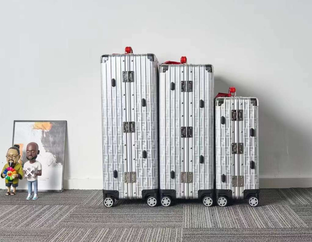 중국 온라인 시장 모든 알루미늄 합금 오리지널 착용 저항 여행 트롤리 케이스 브랜드 여행 수하물 세트 고급
