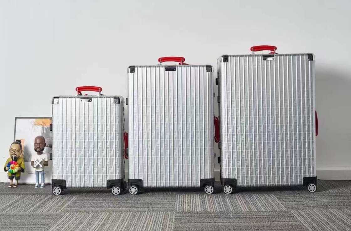 중국 온라인 시장 모든 알루미늄 합금 오리지널 착용 저항 여행 트롤리 케이스 브랜드 여행 수하물 세트 고급