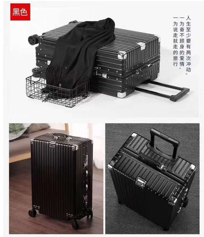 핫 셀 수 있는 수하물 세트 알루미늄 프레임 수하물 남성 견고한 비즈니스 대용량 여행 가방