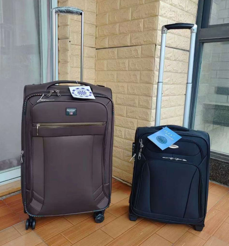 OEM/ODM 로고 컬러 4 PCS 세트 직물 부드러운 여행 가방 트롤리 가방 가방 가방