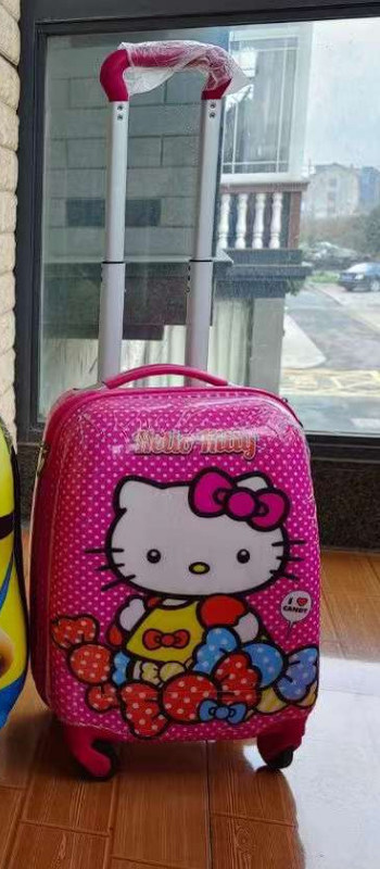 카와이 산리오드 쿠로미 내 멜로디 수하물 보호 가방 먼지 방지 수하물 탄력성 두꺼운 그리고 착용 저항성