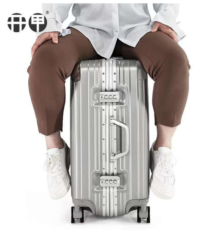 하드 셸 2024 가구 내구성 스테인리스 스틸 막대 알루미늄 프레임 고급 가방 항공기 트롤 수질