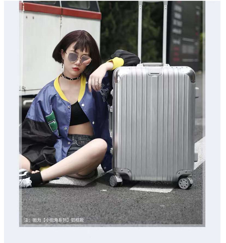 하드 셸 2024 가구 내구성 스테인리스 스틸 막대 알루미늄 프레임 고급 가방 항공기 트롤 수질