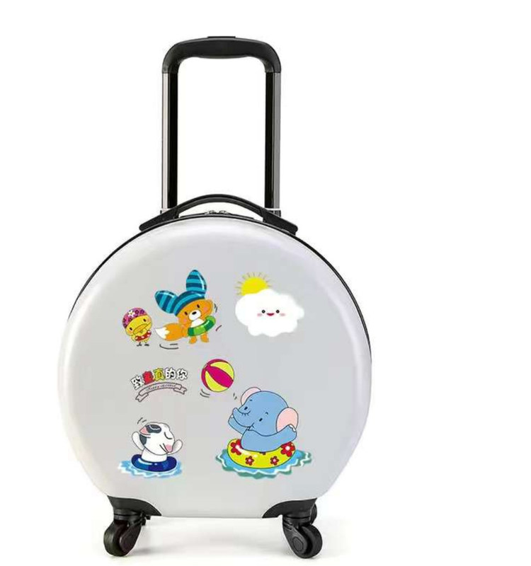 패션 디자인 맞춤형 둥근 모양 아이 18 인치 트롤리 가방 귀여운 아이 여행 가구